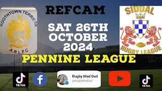 Boothtown v Siddal  Pennine League  Full Match  RefCam [upl. by Lud]