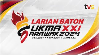 Acara Larian Baton Sukma 2024  Sarikei [upl. by Haidedej]