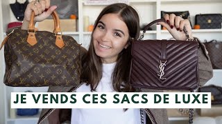 JE VENDS MES SACS DE LUXE Saint Laurent Louis Vuitton etc  30 octobre [upl. by Kathye]