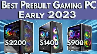 Best Prebuilt Gaming PC of Early 2023  1080p 1440p 4K Gaming [upl. by Annaihr949]