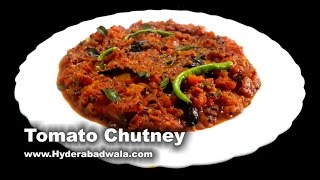 Tamate Ki Chutney Recipe Video – Hyderabadi Tomato Curry – Easy Simple amp Quick Cooking [upl. by Cletis741]