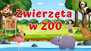 Zwierzęta dla Dzieci  Zwierzęta w ZOO  Odgłosy Zwierząt  Bajka Edukacyjna po Polsku [upl. by Englis760]