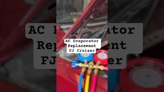 FJ cruiser AC evaporator replacement httpsfixmyridedubaicom [upl. by Auvil]