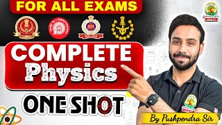 🔴Complete Physics For Railway SSC CGL CHSL 2024  Pushpendra Sir  Rankers Gurukul oneshot [upl. by Diandra]