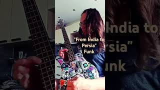 Indian x Persian funk sound improvisation bass funk funkrock bassplayer music [upl. by Davina]