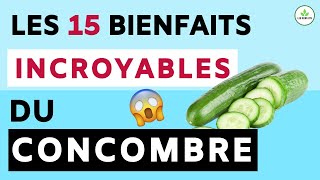 CONCOMBRE SES 15 BIENFAITS ET VERTUS POUR LA SANTE [upl. by Anisor47]