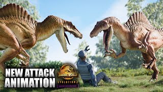 SPINORAPTOR SHOWCASE  ALL NEW Skins Animations amp MORE  Jurassic World Evolution 2 [upl. by Seen911]