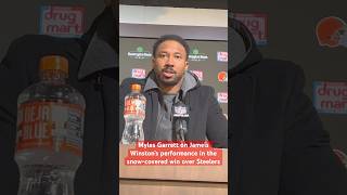 Myles Garrett on Jameis Winston giving his heart and souls to the Browns [upl. by Dylane942]