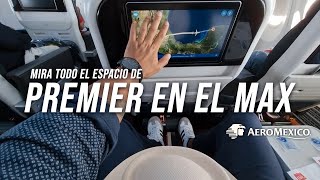 Como es volar en Aeromexico Clase Premier Boeing 737 MAX 8 [upl. by Derrick]