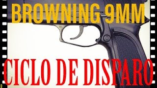 CICLO DE DISPARO de la Pistola Browning 9MM  EXPLICADO DE MANER MUY SIMPLE☑️ [upl. by Atnwahs414]