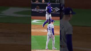 Buehler Strikes Out Rizzo to End the Inning dodgers worldseries walkerbuehler [upl. by Abita]