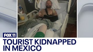 Tourist kidnapped in Mexico had foot hacked with machete before being left for dead [upl. by Linden]