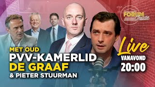 Forum Inside LIVE met oud PVVKamerlid Machiel de Graaf Gideon van Meijeren amp Pieter Stuurman  FVD [upl. by Alletsirhc436]