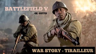 BATTLEFIELD 5 Campaign Walkthrough Part 3 TIRAILLEUR WAR STORY 4K60FPS XBOX X  No Commentary [upl. by Dryden]