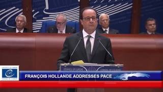 President Hollande at the Council of Europe ENG [upl. by Chavaree843]