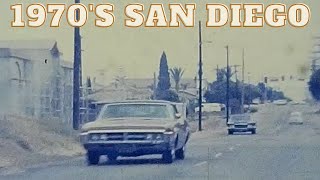 Early 1970’s Drive Though Chula Vista  San Diego  California Vintage 8mm Footage Video [upl. by Mehetabel]