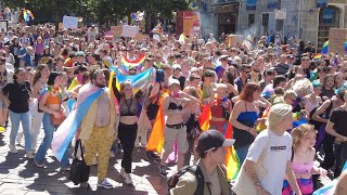 Marche des Fiertés 2022 à Grenoble [upl. by Giddings]