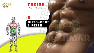 9 Exercícios HIIT Poderosos para Definir Peito e Abdômen em Casa 💪🔥 [upl. by Rhodie]