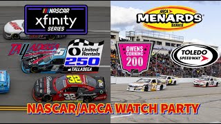 2024 NASCAR Xfinity TalladegaARCA Toledo Live Stream  United Rentals 250  Owens Corning 200 [upl. by Nerraf106]