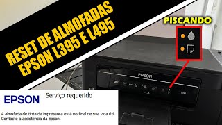 RESETAR AS ALMOFADAS DA EPSON L395 E L495 [upl. by Tteraj]