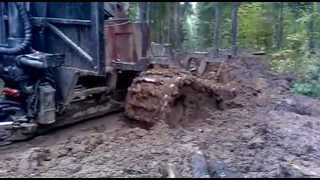 Valmet 8403 in mud [upl. by Akena511]