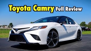 2019 Toyota Camry FULL REVIEW  The Crazy Cool Camry Adds Apple CarPlay [upl. by Ellehcsar559]