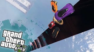 HIGHEST STUNT RAMP  GTA 5 Funny Moments [upl. by Aracal529]