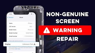 How to Remove iPhone 1112 Nongenuine Screen Warning by Aftermarket Screens [upl. by Feodora]