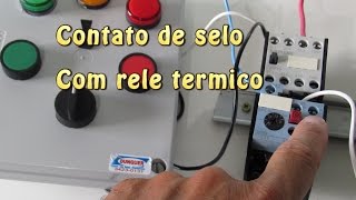 Contato de selo com rele termico [upl. by Okuy51]