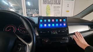 BMW Seria 2 2017 Navigatie Android 13 4GRAM 64Grom Ecran QLed 123quot Camera Marsarier AHD1080p [upl. by Eniamahs523]