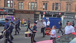 Braniel Loyal Flute Band East Belfast  Glasgow Boyne Celebrations 6thJuly 2024 [upl. by Dincolo]