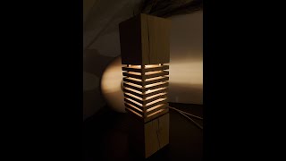 Lampe selber bauen  Stehlampe aus Holz  DIY [upl. by Osswald488]