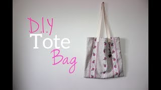 DIY Tote Bag  The Design Diary [upl. by Maclaine]