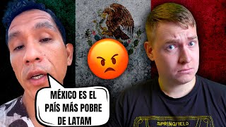 😱PERUANO AFIRMA que MÉXICO ES el PAIS MÁS POBRE DE LATAM y SE BURLA DE MEXICO  RUSOS REACCIONAN [upl. by Sirob]