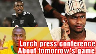 Exclusive Lorch wants to start against Pirates  conference Statement [upl. by Ennairek45]