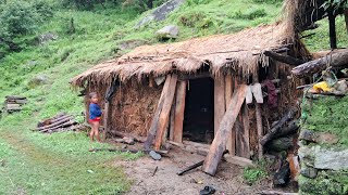 primitive life in village  village life in nepal daily routing work [upl. by Meng641]