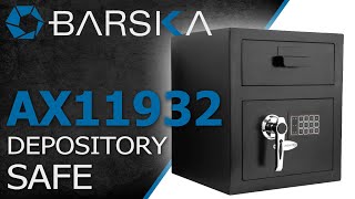 BARSKA® Secure Deposit Safe with Digital Keypad AX11930 [upl. by Imalda]