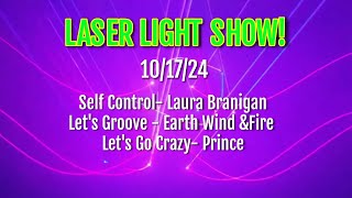 Laser Light Show 101724 [upl. by Clemens]