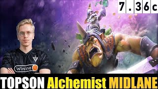 🤯 TOPSON Alchemist MID 736C  DOTA 2 HIGHEST MMR MATCH dota2 dota2gameplay topson [upl. by Delora]