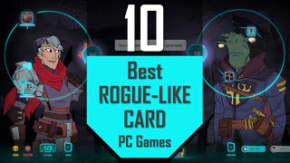 Best ROGUELike CARD Games  Top10 Rogue Card PC Games [upl. by Aisauqal]