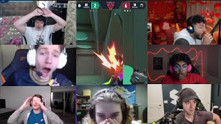 Valorant prosstreamers reacts to TH Patiteks INSANE 1HP ACE Clutch against G2 [upl. by Haines]