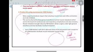 MSS pharmacologyMuscle relaxants Mutah [upl. by Kaczer731]