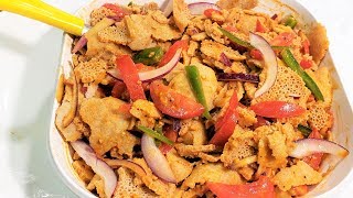 ETHIOPIAN FOOD  SHIRO FITFIT  የሽሮ የድርቆሽ ፍትፍት [upl. by Calida]