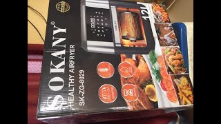 UNBOXING SOKANY 12L AIR FRYER OVEN [upl. by Zellner]