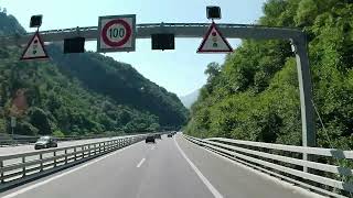 Switzerland from Gotthard Tunnel to Italy border [upl. by Sillsby275]