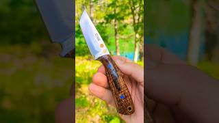 7 Forge Model 7 with Spalted Koa and 80CVR2  camping survivalknife bushcraft blade budget [upl. by Francisca255]