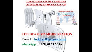 CONFIGURATION NANOSTATION M2 Et M5 NANOBEAM M5 POUR UNE LIAISON POINT A POINT [upl. by Anitneuq]