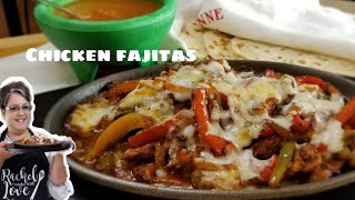 CHICKEN FAJITAS  Easy cheesy quick mexican meal  homemade seasoning ❤ [upl. by Aihtyc]