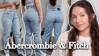 I Tried the VIRAL Abercrombie amp Fitch Curve Love Jeans [upl. by Matronna]