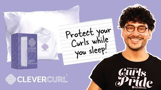 Protect your curls with the Clever Curl Satin pillowcase [upl. by Rosenthal199]